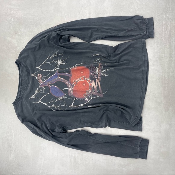 Cherry Grunge Long Sleeve T-Shirt - Picture 2 of 5